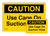 EQ-1023 Caution Use Cage On - Combo Decal