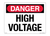 EQ-1214 Danger - High Voltage Decal