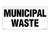 RD-0724 Municipal Waste (9" x 18") Decal