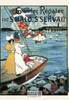 1900's French Travel Promotion Poster on Postcard, St. Servan, Editions Nugeron #R55