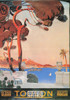 1900's French Travel Promotion Poster on Postcard, Toulon, Editions Nugeron #R66