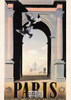 1900's French Travel Promotion Poster on Postcard, Paris, Editions Nugeron #R73