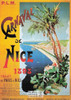 1900's French Travel Promotion Poster on Postcard, Carnaval de Nice 1898, #R111