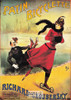1900's French Sport Promotion Poster on Postcard, Patin-Bicyclette, Nugeron #S3