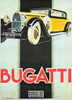 1900's French Advertising Poster on Postcard, Bugatti Automobiles, Nugeron #VA14