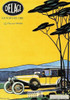 1900's French Advertising Poster on Postcard, Delage Automobiles, Nugeron #VA20