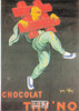1900's French Advertising Poster on Postcard, Thy'No Chocolate, Nugeron #VA24