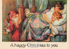 1900's French Christmas Illustration on Postcard, Santa Claus, Editions Nugeron #NO3