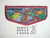 Order of the Arrow Lodge #17 Cuyahoga s8 Flap Patch