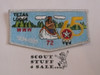 Order of the Arrow Lodge #72 Tejas s31 65th Anniversary Flap Patch