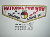 Order of the Arrow Lodge #117 Croatan 2014 National Pow Wow Flap Patch - Boy Scout