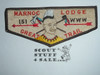 Order of the Arrow Lodge #151 Marnoc s20 Flap Patch