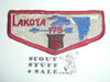 Order of the Arrow Lodge #175 Lakota s3 Flap Patch, lt wear
