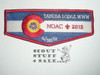 Order of the Arrow Lodge #383 Tahosa 2015 NOAC 100th Anniversary Flap Patch
