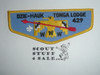 Order of the Arrow Lodge #429 Dzie-Hauk Tonga f7 Flap Patch