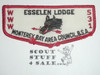 Order of the Arrow Lodge #531 Esselen f1b First Flap Patch, minor bdr damage, never sewn or washed