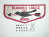 Order of the Arrow Lodge #137 Colonneh s1 Flap Patch, needle creak in Name