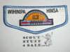Order of the Arrow Lodge #113 Wihinipa Hinsa s27 Flap Patch