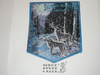 Order of the Arrow Lodge #407 Shunkah Mahneetu 2-piece Flap Patch, blue mylar bdr