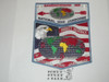 Order of the Arrow Lodge #555 Gamenowinink 2005 National Jamboree 2-piece Flap Patch Set