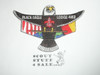 Order of the Arrow Lodge #482 Black Eagle Camp Freedom STAFF Half Sized Flap Patch