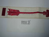 1960's Embroidered On Twill Brotherhood Order of the Arrow Sash, Heavy Twill With Narrow Edge Border, Signed by GOODMAN and EDSON, MINT condition, 26.5"