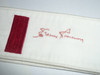 1950's Embroidered On Twill Brotherhood Order of the Arrow Sash, Heavy Twill and Edge Border, Unused, Signed Goodman, signature has been sewn over to preserve