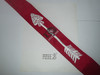 2015 100th Anniversary Order of the Arrow Red ORDEAL Sash, Mint Condition