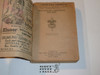 1918 Boy Scout Handbook, Second Edition, Nineteenth Printing, "Nineteenth Edition" on title page and no price on cover, considerable spine and cover wear