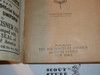 1919 Boy Scout Handbook, Second Edition, Twentieth Printing, Some Cover and Spine wear