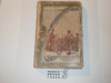 1922 Boy Scout Handbook, Second Edition, Twenty-fifth Printing, considerable spine and cover wear