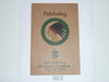 Pathfinding Merit Badge Pamphlet, Type 3, Tan Cover, 8-35 Printing