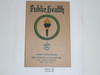 Public Health Merit Badge Pamphlet, Type 3, Tan Cover, 2-36 Printing