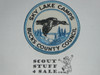 Sky Lake Camps, Bucks County Council, wht twill w/lt blue bdr, no BSA