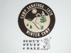 Camp Saratoga Winter Camp Felt Patch, 1970