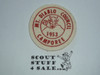 Mount Diablo Council Felt Camporee Patch, 1953