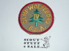 Camp Wolfeboro Four Year Camper Patch, Berkeley Contra-Costa Area Counci, 1940's, c/e twill