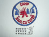 Camp Hual-Cu-Cuish Patch, San Diego County Council, cut edge twill