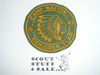 Camp Walton Felt Patch, Illinois, 1943 Explorer Year, shows wear
