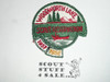 Woodworth Lake Scout Reservation Patch, Sir William Johnson Council, 1957-60 patch with 1957 and 1958 segments