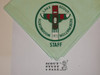 Woodworth Lake Scout Reservation STAFF Neckerchief, Sir William Johnson Council, 1973