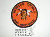 Camp Wakpominee Patch, Mohican Council, org twill, black r/e