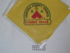 Camp Three Falls Neckerchief, Ventura County Council, Yellow