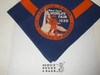1939 New York World's Fair Scout Service Corp Neckerchief, MINT condition, full square, blue