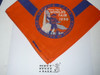 1939 New York World's Fair Scout Service Corp Neckerchief, MINT condition, full square, Orange