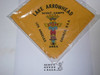 Lake Arrowhead Scout Camps, STAFF Neckerchief, Gold, 1960's