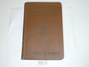 1924 Handbook For Scoutmasters, Second Edition, Sixth Printing, Good used condition, Tan color cover