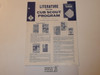 1974 Literature for the Cub Scout Program Catalog, 7-74 Printing