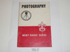 Photography Merit Badge Pamphlet, Type 5, Red/Wht Cover, 1-45 Printing