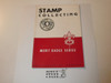 Stamp Collecting Merit Badge Pamphlet, Type 5, Red/Wht Cover, 11-47 Printing